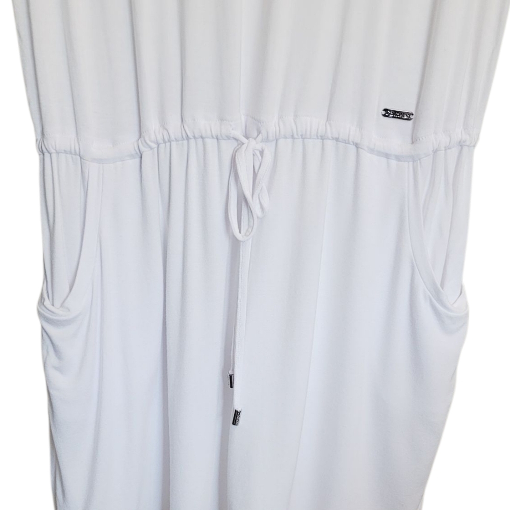 🆕️ Calvin Klein Swimwear Crochet Shoulder Cover Up in White - Size S/M - Picture 9 of 13